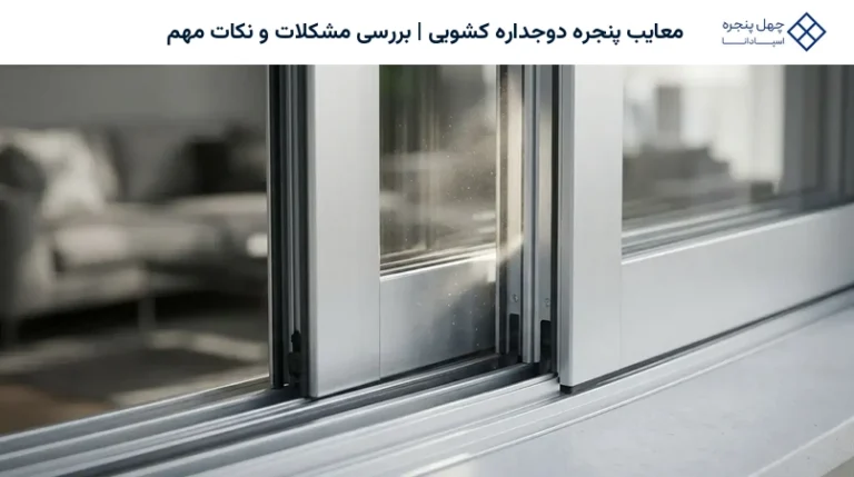 معایب پنجره دوجداره کشویی | بررسی مشکلات و نکات مهم